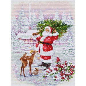 LUCA-S Santa With Tree BU5098
