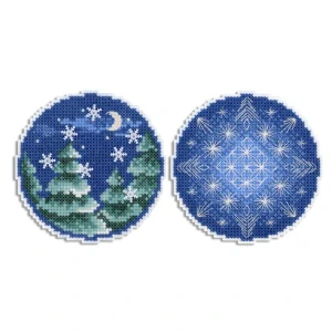M.P.STUDIA Christmas ball with patterns P-1124
