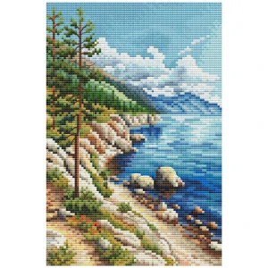 COLLECTION D'ART Descent to Azure Lake BC8105