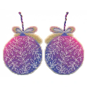 OVEN Christmas tree decoration. Lilac ball 1696