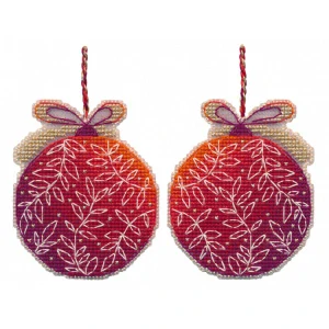 OVEN Christmas tree decoration. Red ball 1695