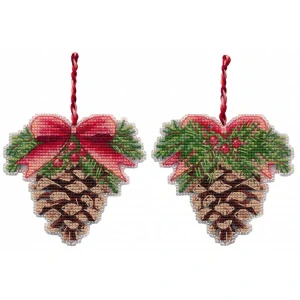 OVEN Christmas tree decoration. Pine cone 1701