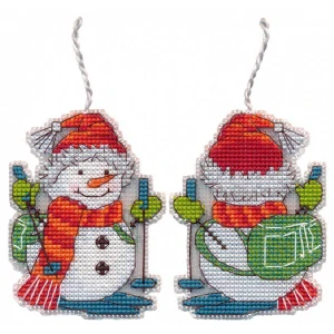 OVEN Christmas tree decoration. Skier 1699