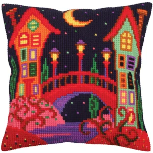 COLLECTION D'ART Cushion kit Bridge to fairy tale 5257