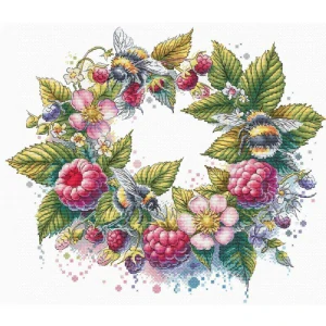 ANDRIANA Raspberries and bumblebees R-44