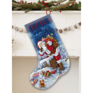 LETISTITCH Silent Night Gift Stocking L10-001