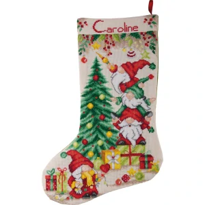 VERVACO Christmas stocking kit Christmas gnome celebration PN-0244922