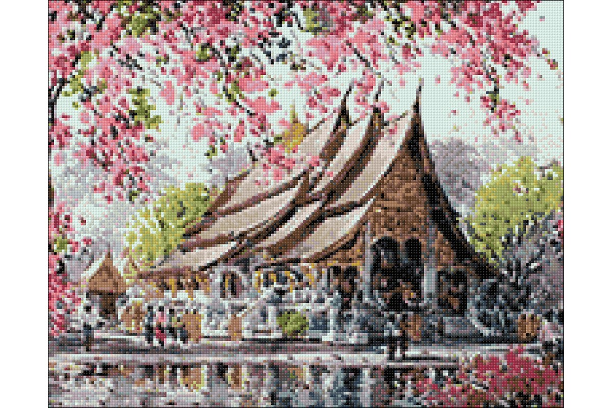 DIAMOND PAINTING KIT PAGODA