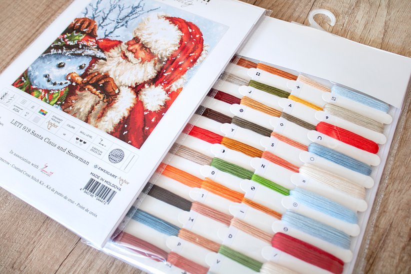 LETISTITCH Santa Claus and Snowman