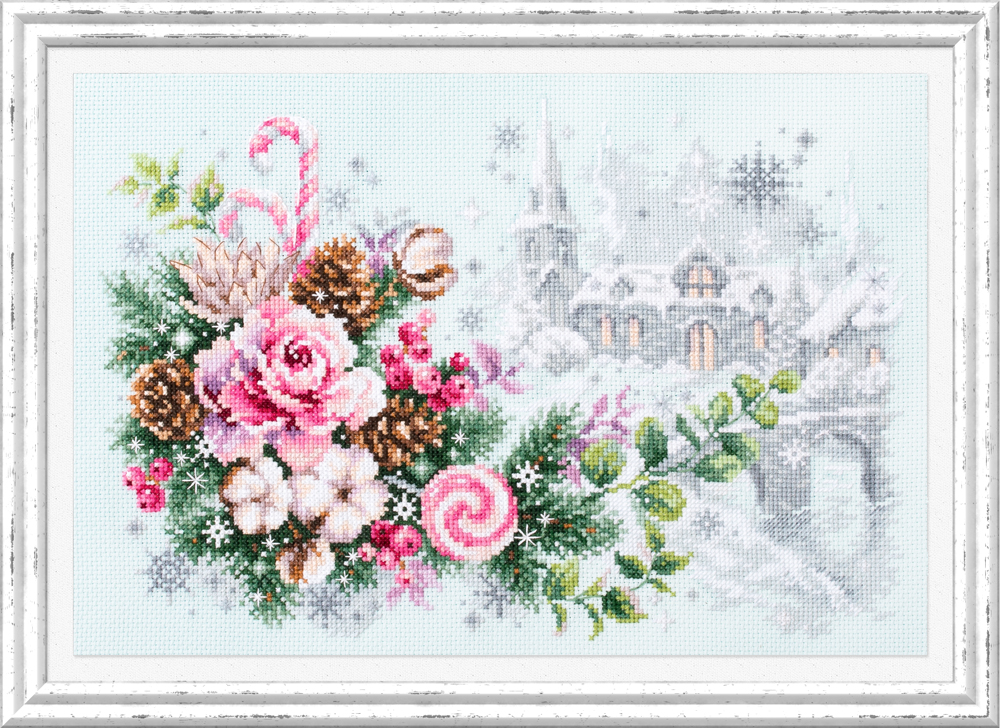 MAGIC NEEDLE 100-244 "Christmas Sentiment"