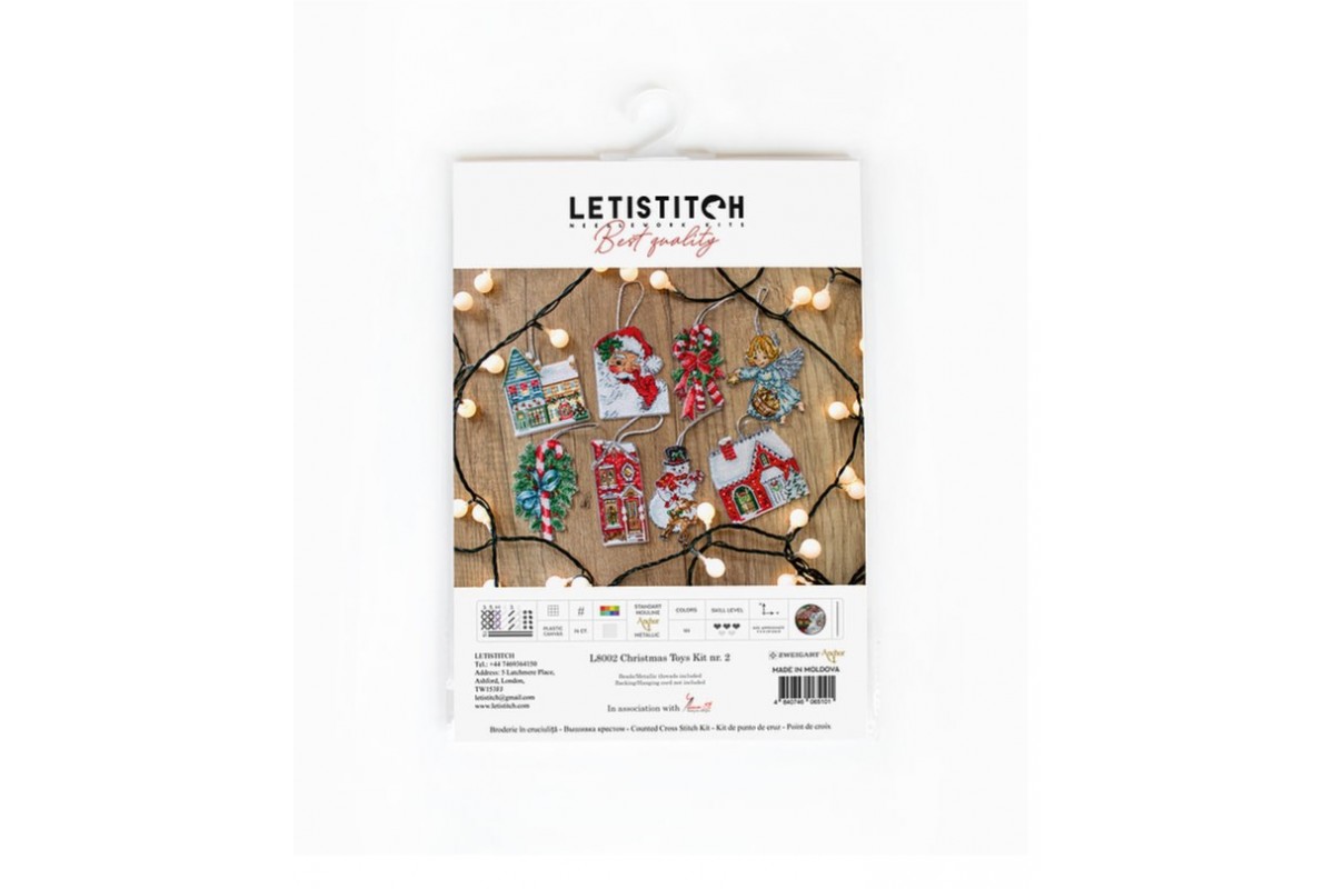 LETISTITCH CHRISTMAS TOYS KIT NR.2