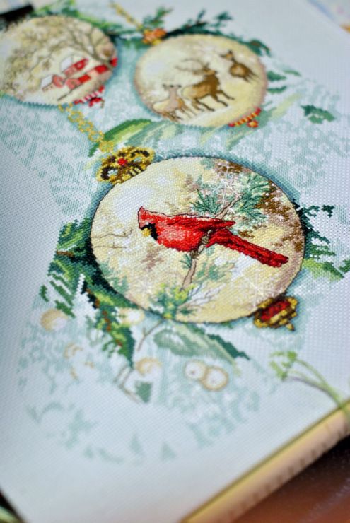 DIMENSIONS Enchanted Ornament Stocking