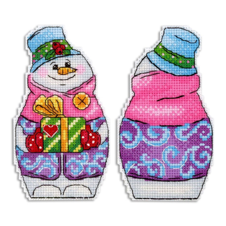 M.P.STUDIA SNOWMAN WITH GIFTS