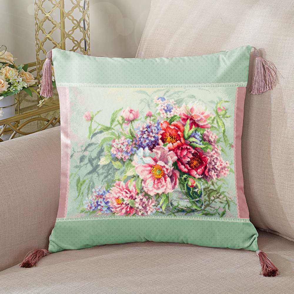 MAGIC NEEDLE 510-224 "Peonies and Hydrangeas"