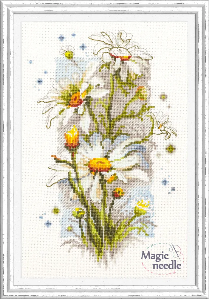MAGIC NEEDLE 100-103 "White Daisies"
