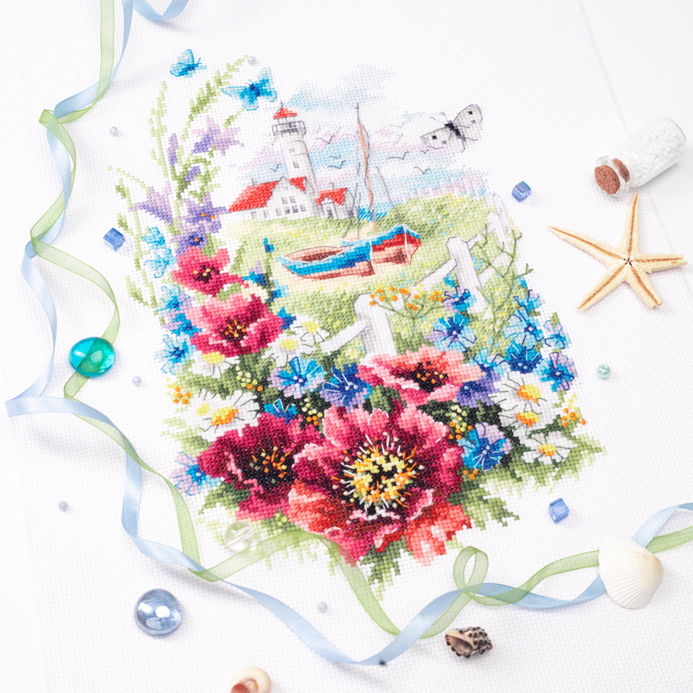 MAGIC NEEDLE 210-351 "Wild Flowers of The Coast"