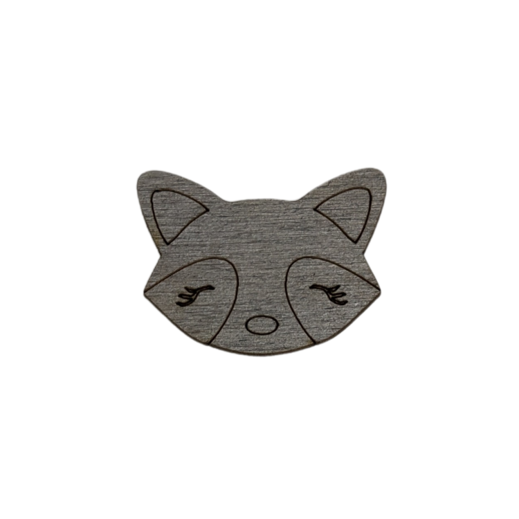 KIND FOX BY WIZARDI MAGNETIC NEEDLE HOLDER. RACCOON