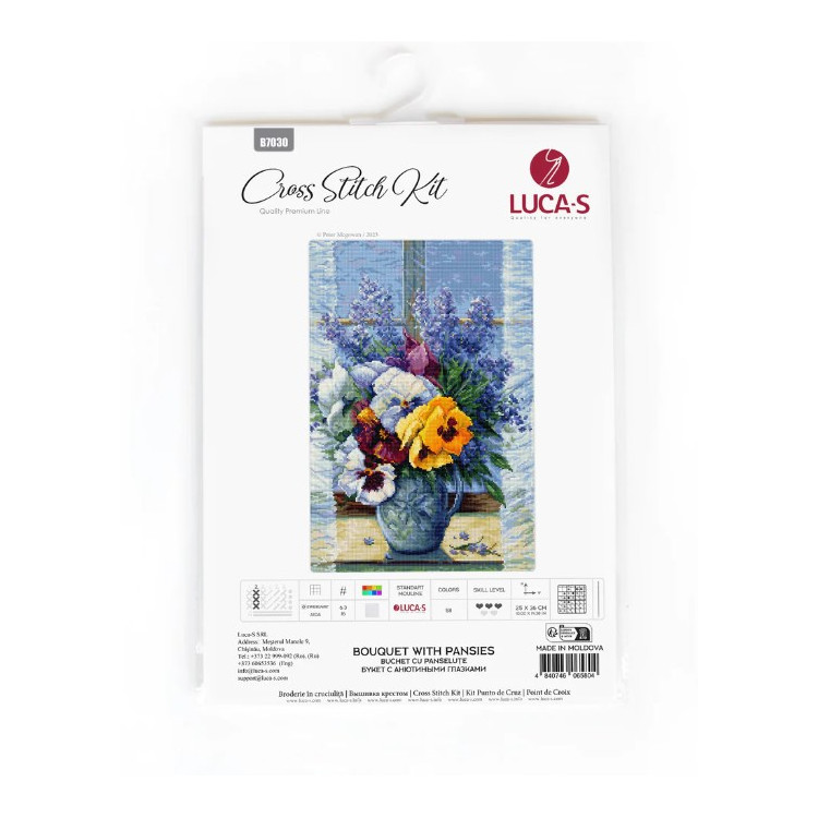 LUCA-S BOUQUET WITH PANSIES