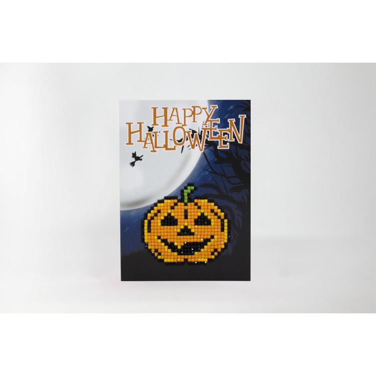 WIZARDI POST CARD HAPPY HALLOWEEN 3D