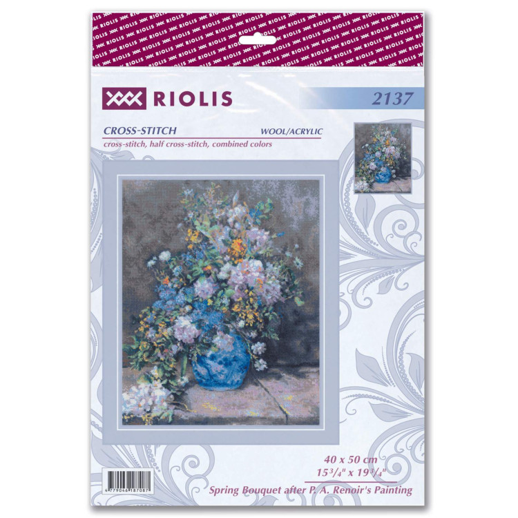 RIOLIS SPRING BOUQUET AFTER P. A. RENOIR'S PAINTING