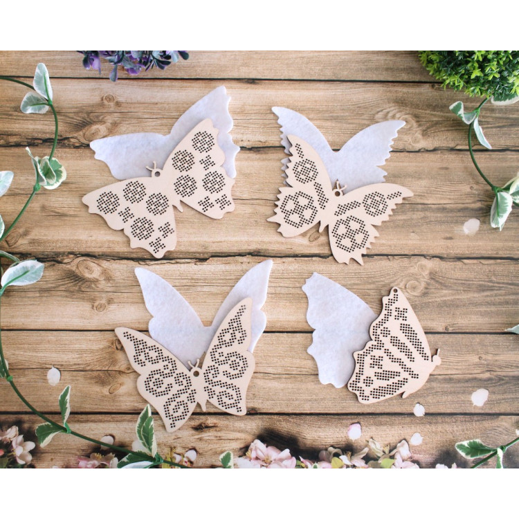 M.P.STUDIA EMBROIDERY BLANKS BUTTERFLIES