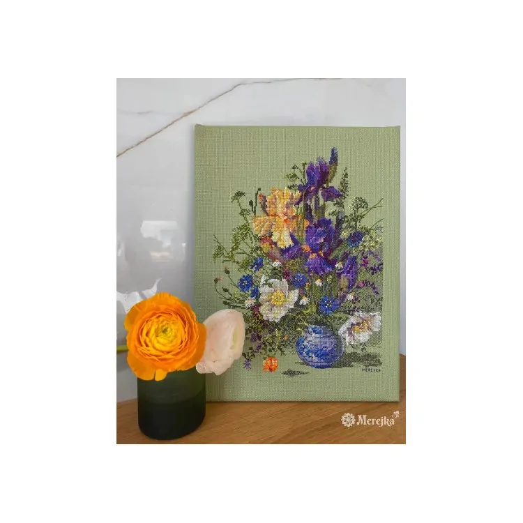 MEREJKA IRISES AND WILDFLOWERS