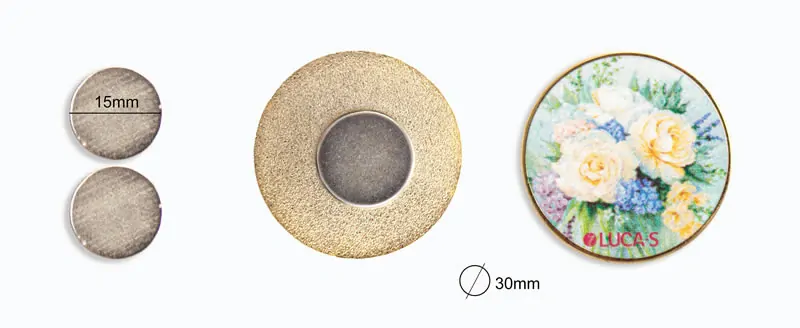 LUCA-S MAGNETIC NEEDLE MINDER NM19-FLORAL BOUQUET
