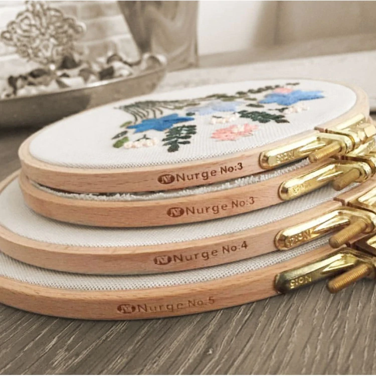 NURGE Beech Embroidery Hoops 13cm No2