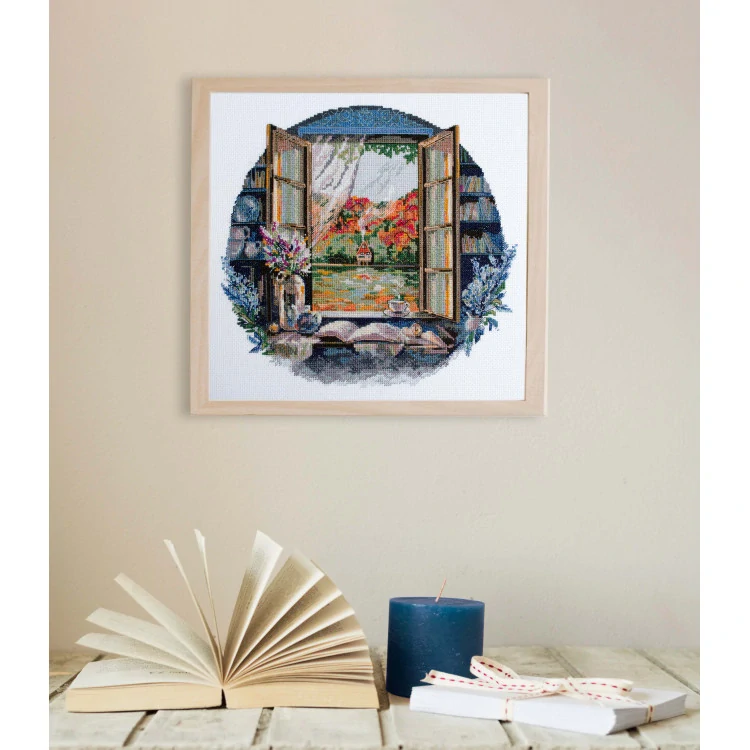 ABRIS ART Tea party by the window