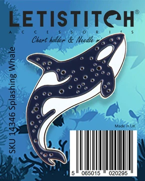LETISTITCH MAGNETIC NEEDLE MINDER-Splashing Whale
