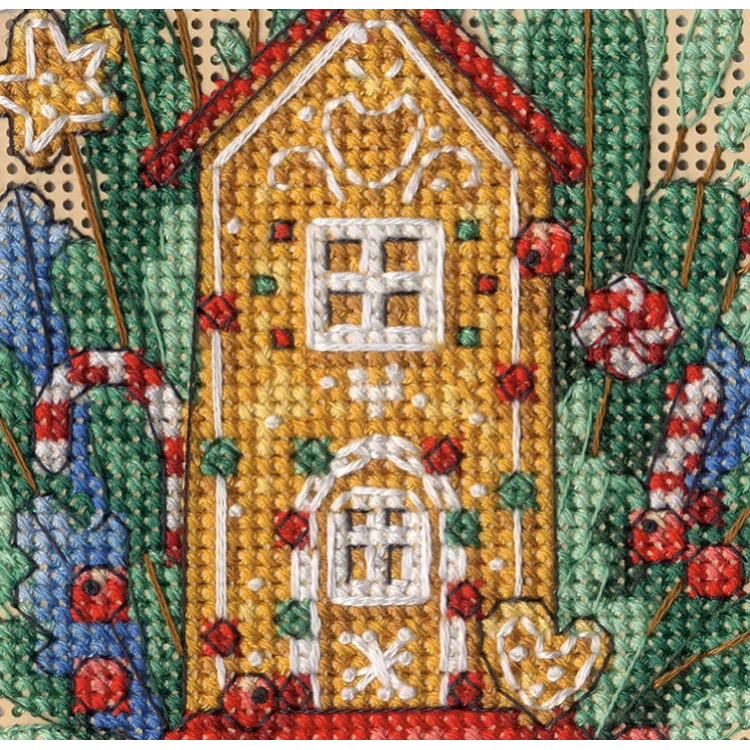 DIMENSIONS Kit on perforated paper Sweet Christmas ornaments