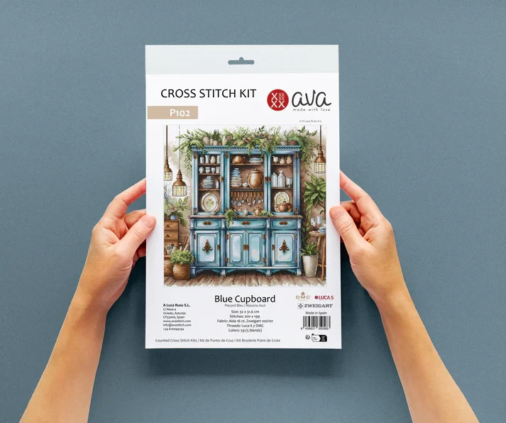 AVA STITCH Blue Cupboard