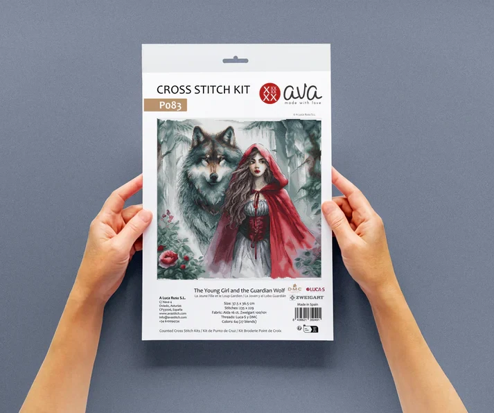 AVA STITCH The Young Girl and the Guardian Wolf