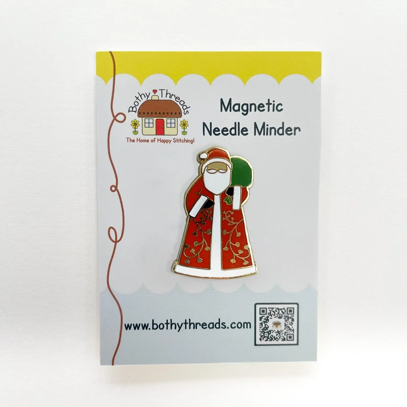 BOTHY THREADS MAGNETIC NEEDLE MINDER Julie Oldham - Ol' St Nick