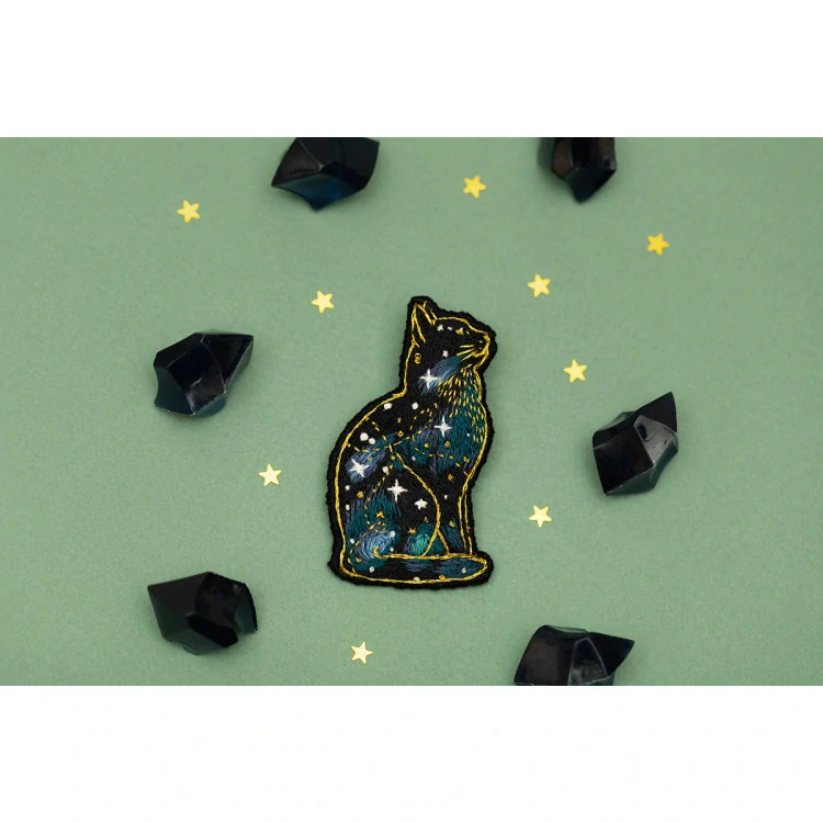 PANNA Space cat brooch JK-2274
