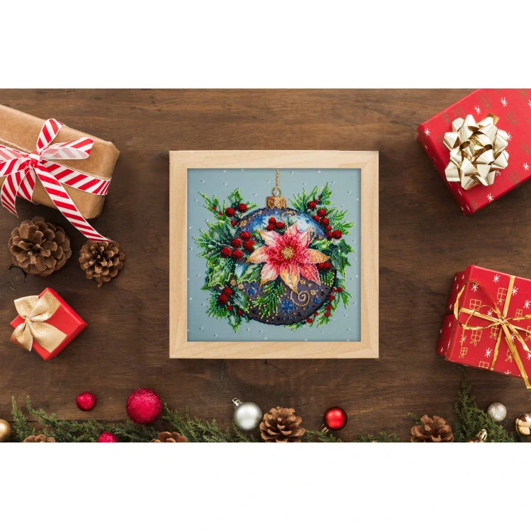 ABRIS ART BEAD EMBROIDERY KIT CHRISTMAS GLOW (DECO SCENES)
