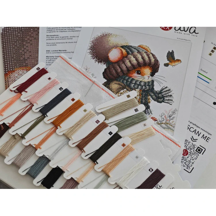 AVA STITCH Autumn Fairytale Mouse P012