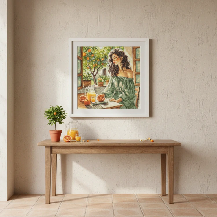AVA STITCH Window to the Garden P191