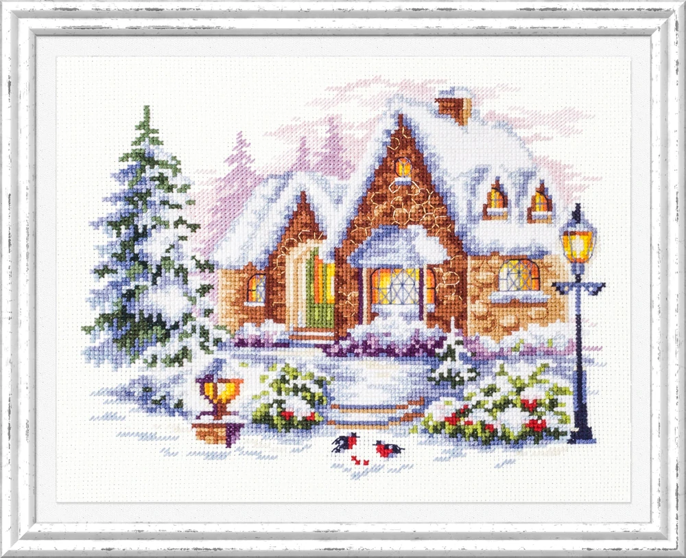 MAGIC NEEDLE 110-041 "WINTER HOUSE"