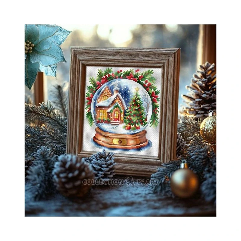 COLLECTION D'ART Snow Globe House BC8141