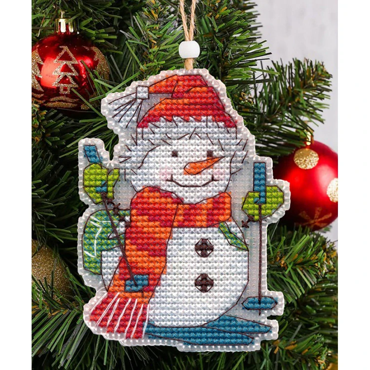 OVEN Christmas tree decoration. Skier 1699