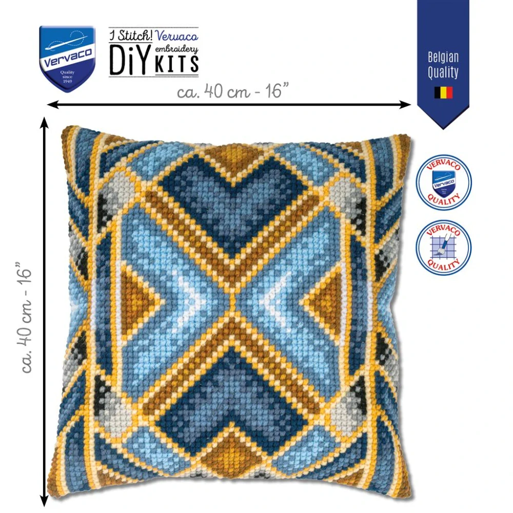 VERVACO Cross stitch cushion kit Geometric PN-0201800