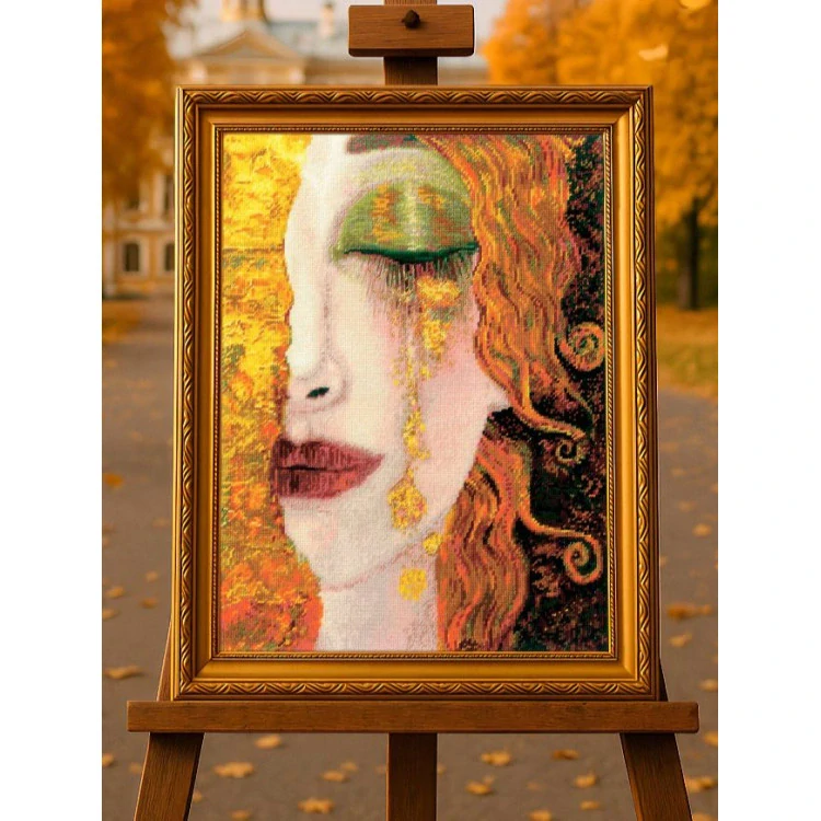 RIOLIS Golden Tears After A. M. Zilberman's Painting 2314