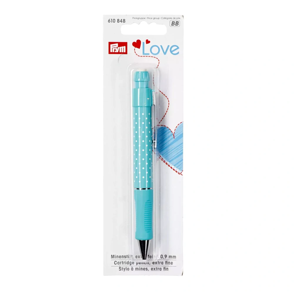 PRYM Love mechanická tužka se 2 tuhami, bílá