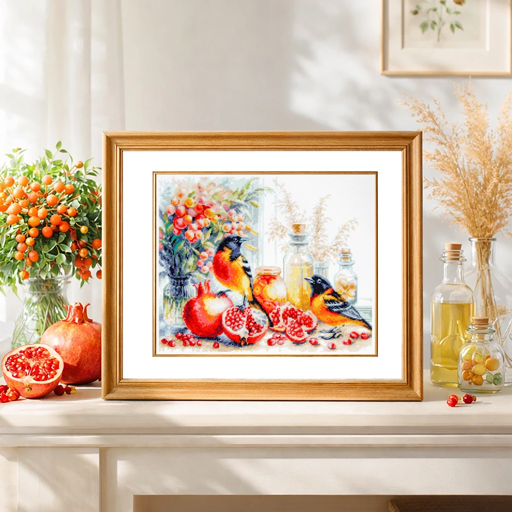 MAGIC NEEDLE 70-49 "POMEGRANATE BREAKFAST"