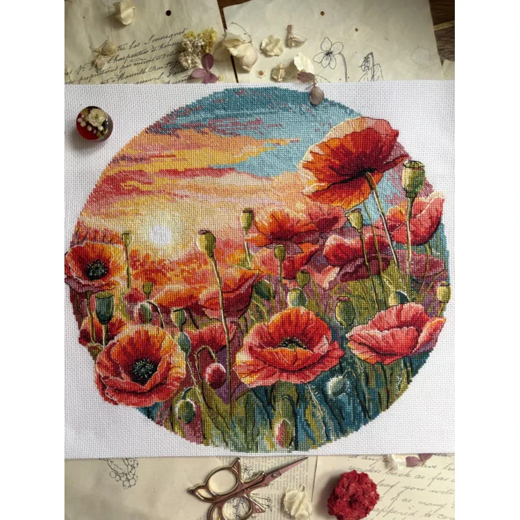 ANDRIANA Sun in poppies S-85
