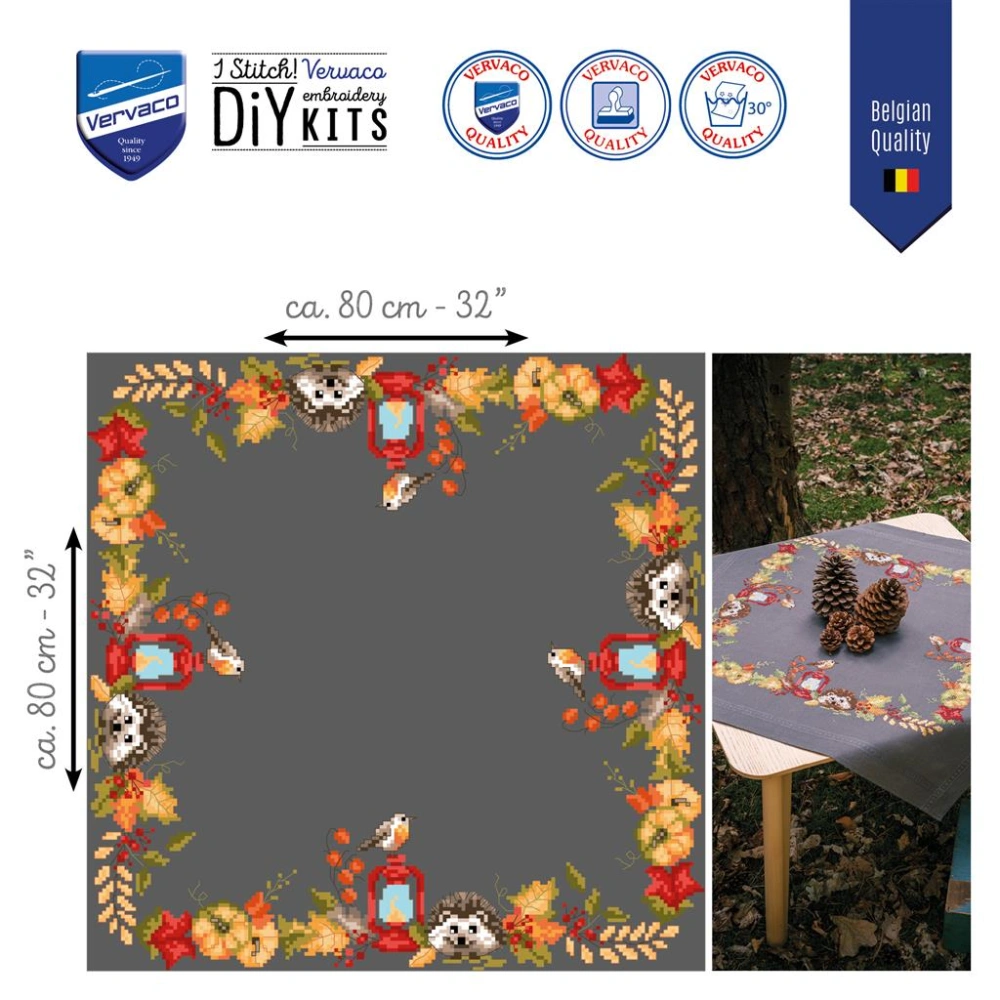 VERVACO ubrus JEŽEK A ČERVENKA PN-0211004
