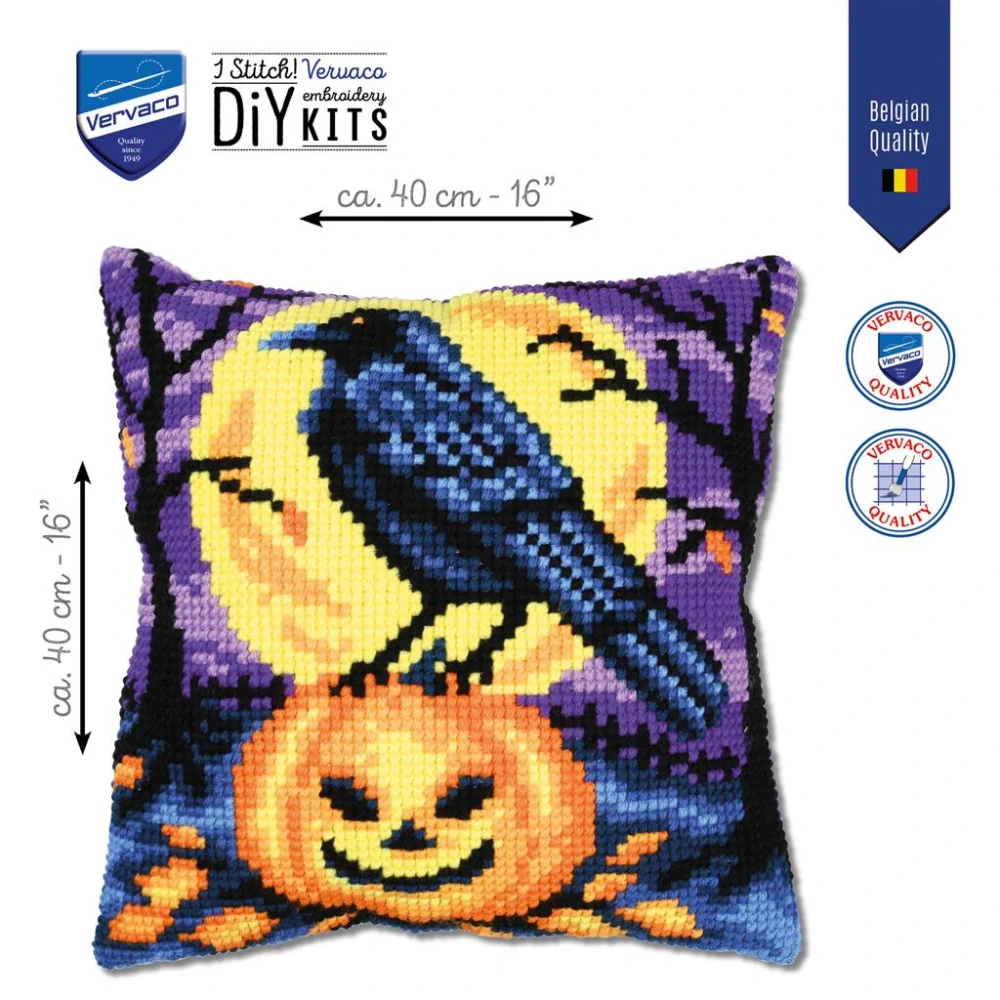 VERVACO cushion kit Halloween crow PN-0216243