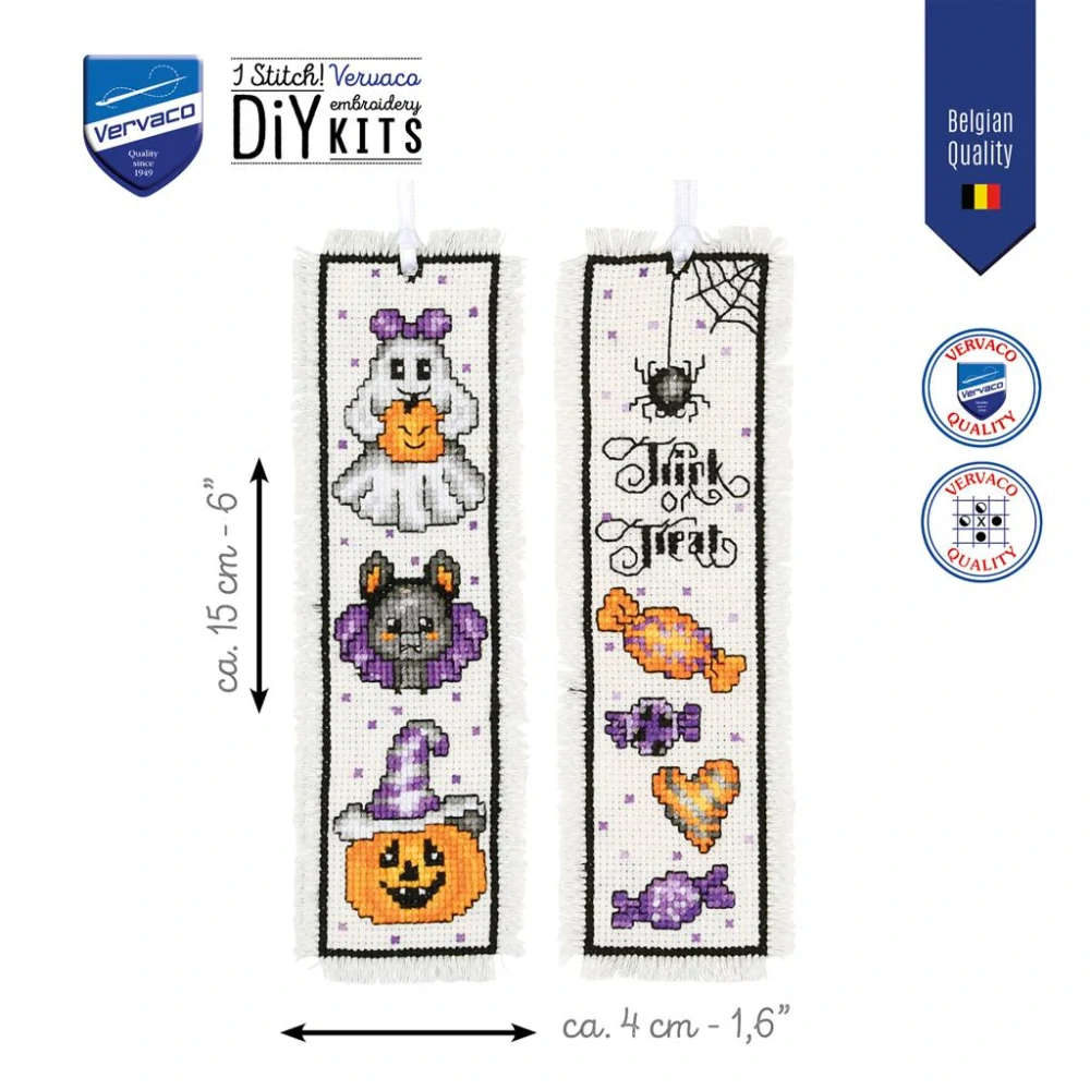 VERVACO Bookmark kit Halloween set of 2 PN-0237520