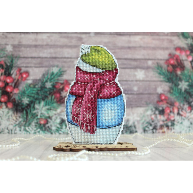 M.P.STUDIA SNOWMAN WITH CHRISTMAS TREE